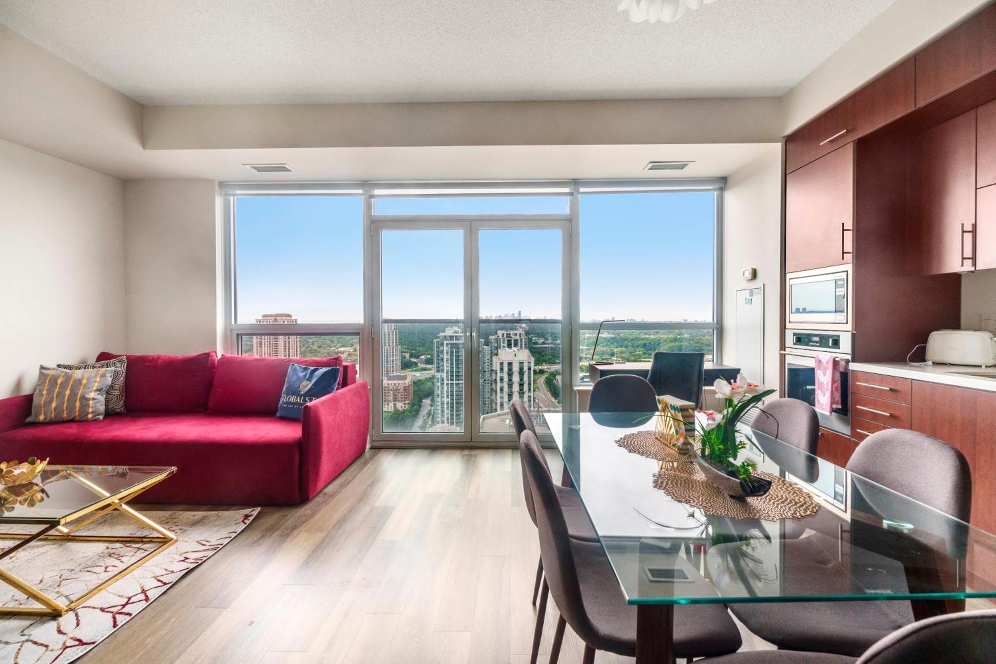 Globalstay Modern Apartments In North York Skyscraper Торонто Екстериор снимка